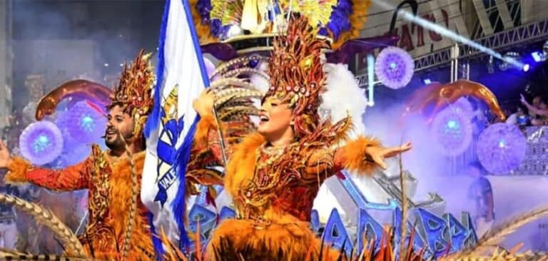 Vale Samba é campeã do Carnaval Joaçaba 2025/ Foto: Maythe Novak - Bom Dia SC