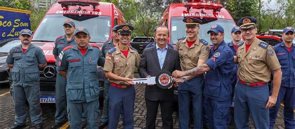 Novas viaturas reforçam atendimento do CBMSC em Joaçaba e Capinzal Novas viaturas reforçam atendimento do CBMSC em Joaçaba e Capinzal