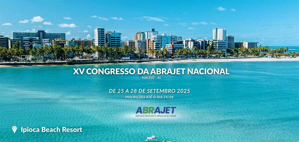 O 40º Congresso da Abrajet Nacional será uma oportunidade dos associados estreitarem os laços fraternos entre si e conhecer melhor o Turismo de Alagoas