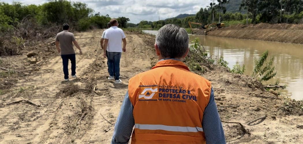 Proteção e Defesa Civil investe mais de R$ 10 milhões para obras em três municípios de SC