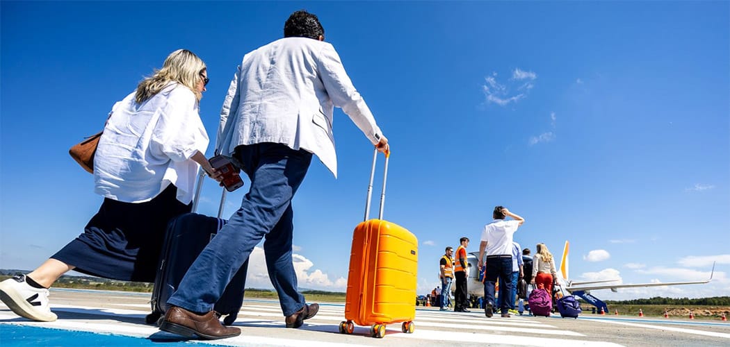 Santa Catarina registra novo recorde com 8,5 milhões de passageiros aéreos em 2025