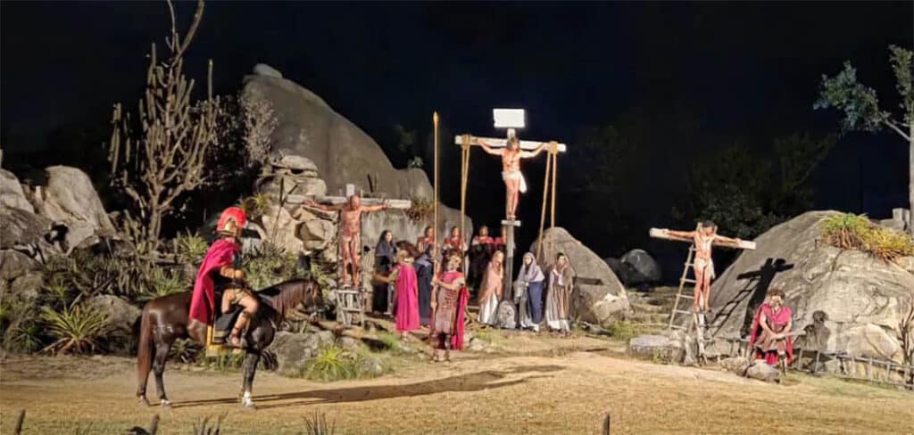 Paixão de Cristo de Nova Jerusalém promete temporada histórica com Jesus subindo aos céus e desaparecendo nas nuvens