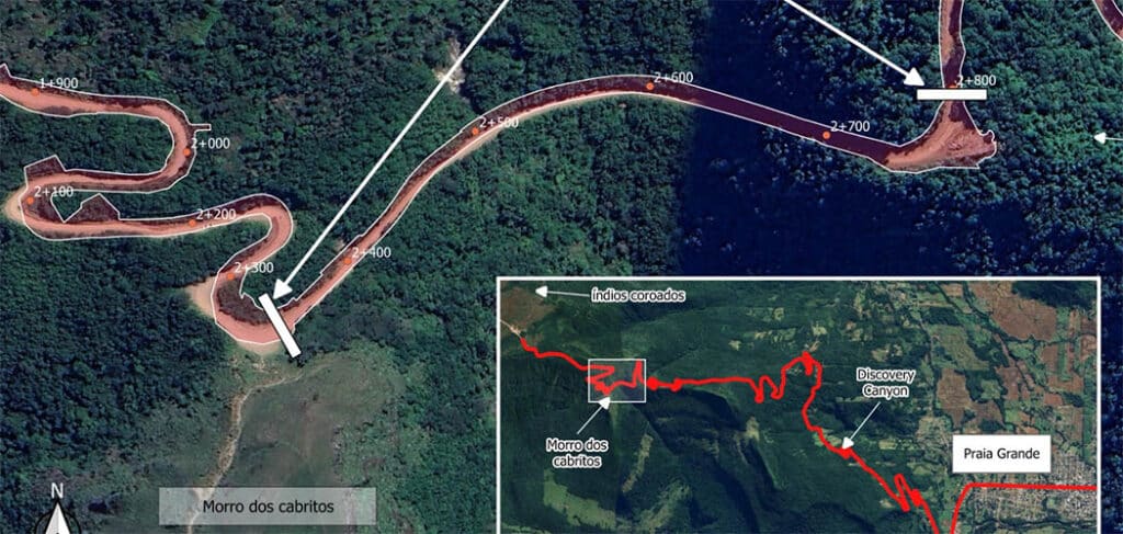 Serra do Faxinal de SC terá interdição total do tráfego por quatro meses