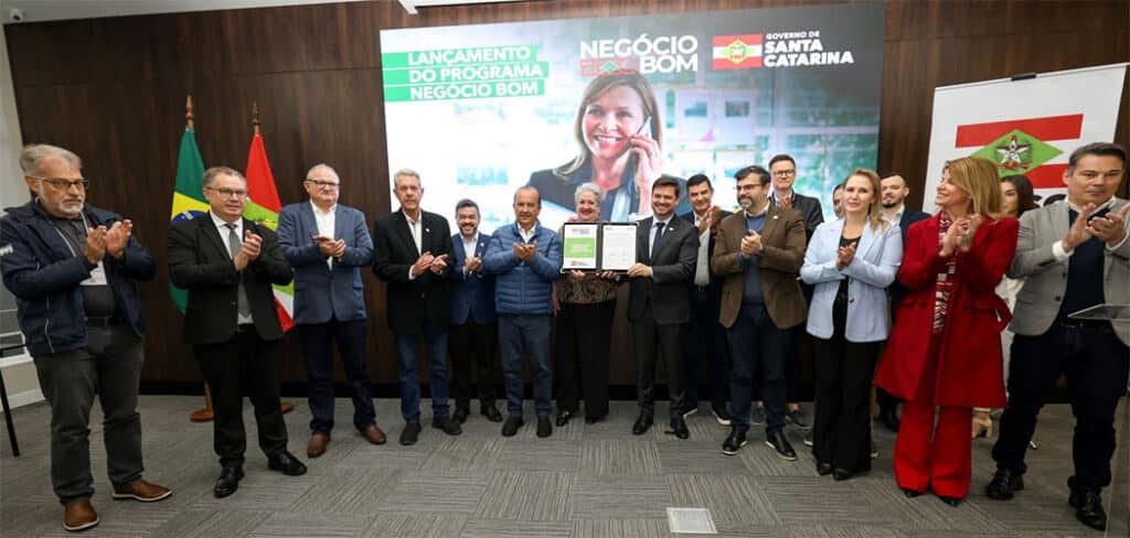 Negócio Bom: Governo de SC lança programa para desburocratizar a abertura de empresas no estado Negócio Bom: Governo de SC lança programa para desburocratizar a abertura de empresas no estado