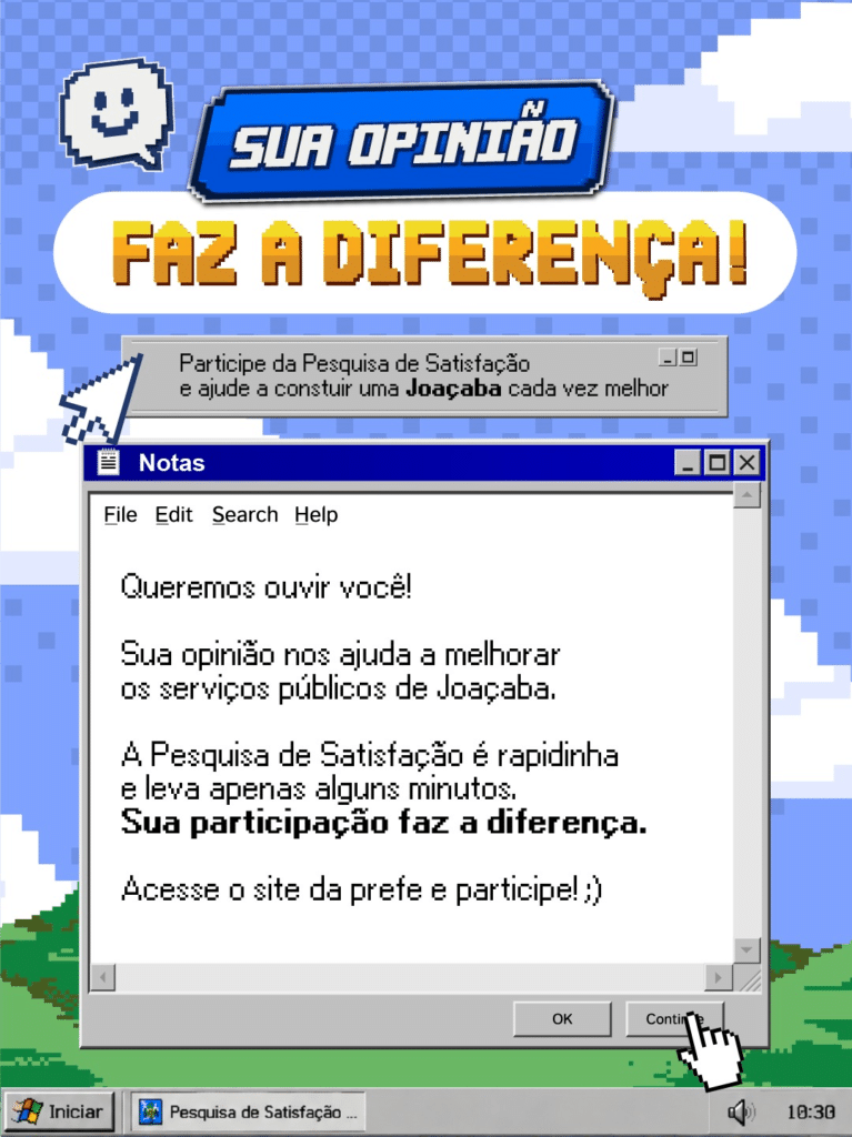Prefeitura de Joaçaba disponibiliza Pesquisa de Satisfação para ouvir a população