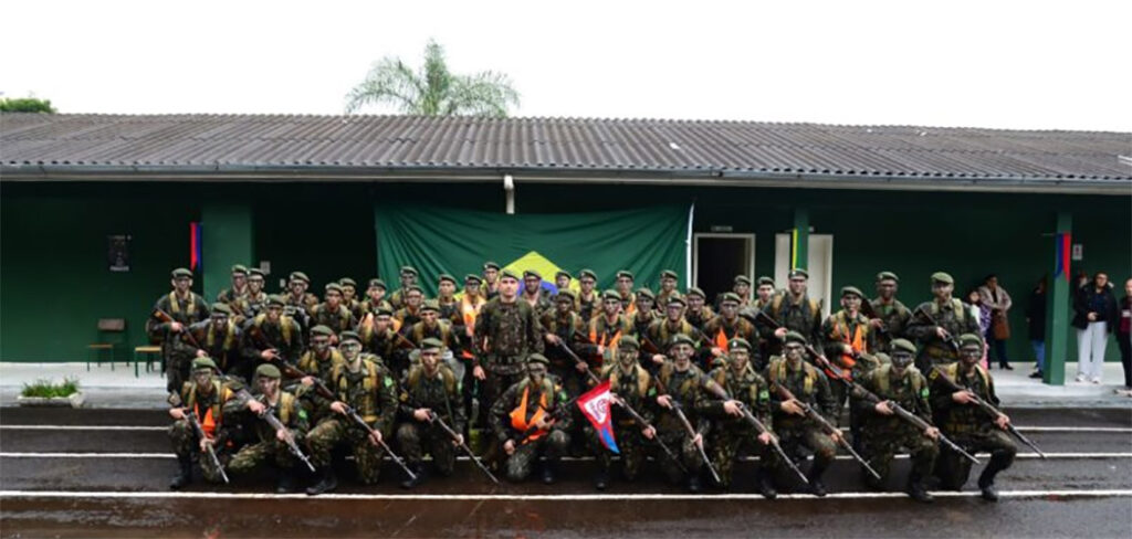 Tiro de Guerra de Joaçaba realiza atividades de formação, integração e cidadania durante o mês de julho