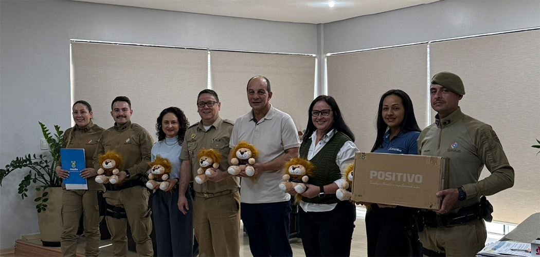 Projeto PROERD recebe investimento de R$ 25 mil do FIA de Joaçaba para ações de prevenção às drogas e à violência