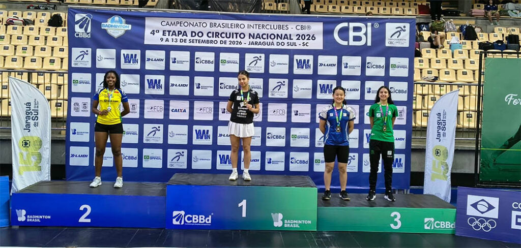 AMOB conquista 10 medalhas na IV Etapa do Circuito Nacional de Badminton