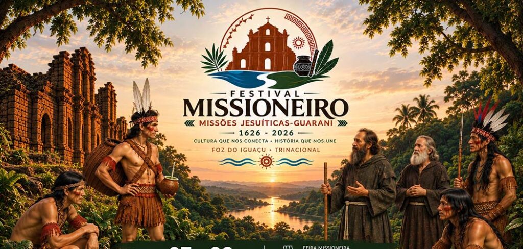 Foz do Iguaçu revive quatro séculos de história em Grande Festival Missioneiro em novembro Foz do Iguaçu revive quatro séculos de história em Grande Festival Missioneiro em novembro