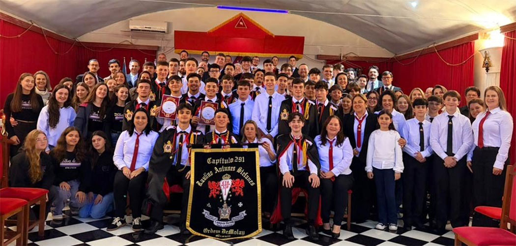 Capítulo Raulino Antunes Stefanes nº 291 da Ordem DeMolay completa 30 anos de fundação
